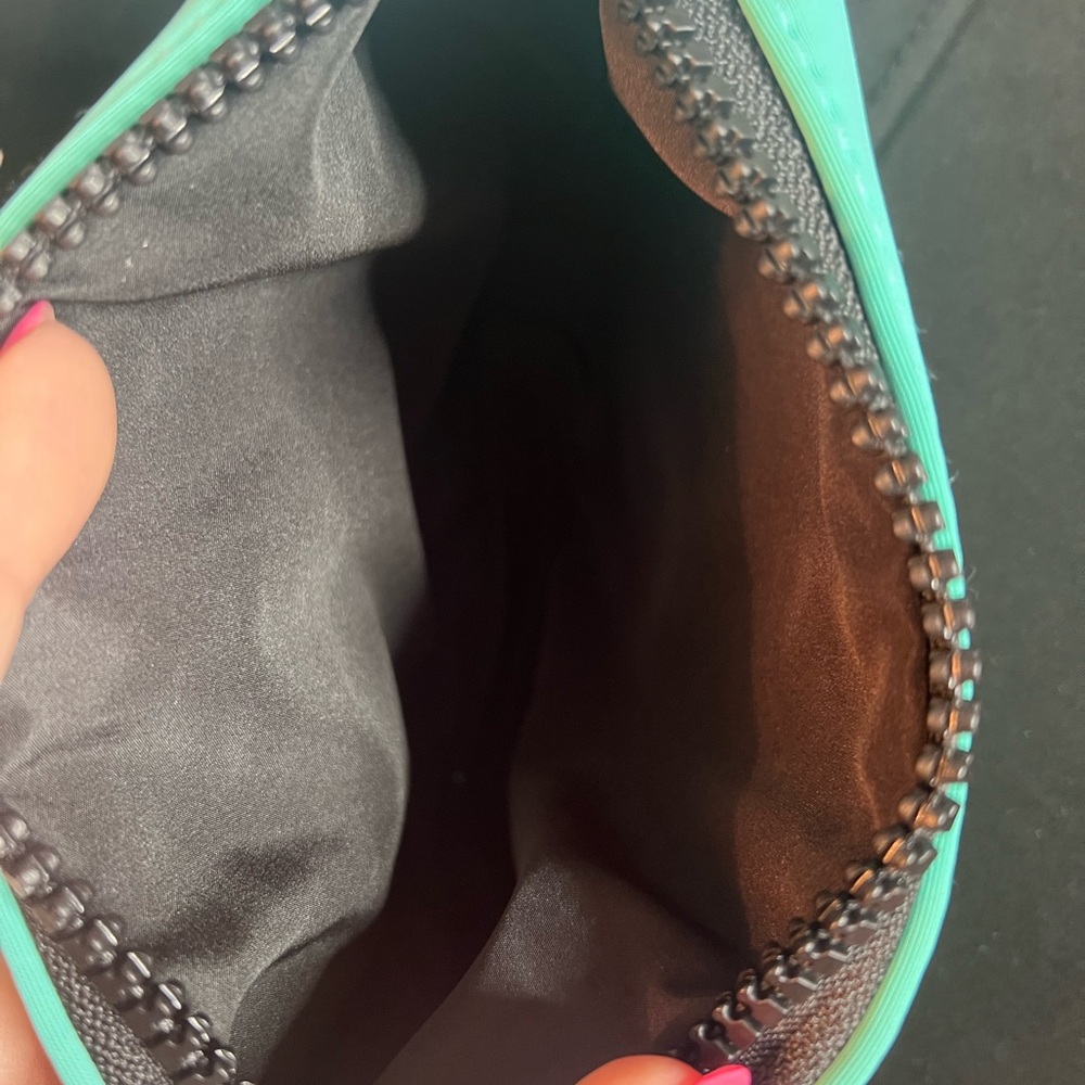 Chanel Teal Cosmetic Pouch - Picture 9 of 9